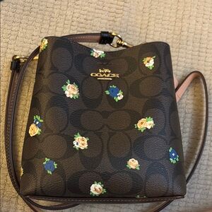 Coach Brown Floral Women's Bag